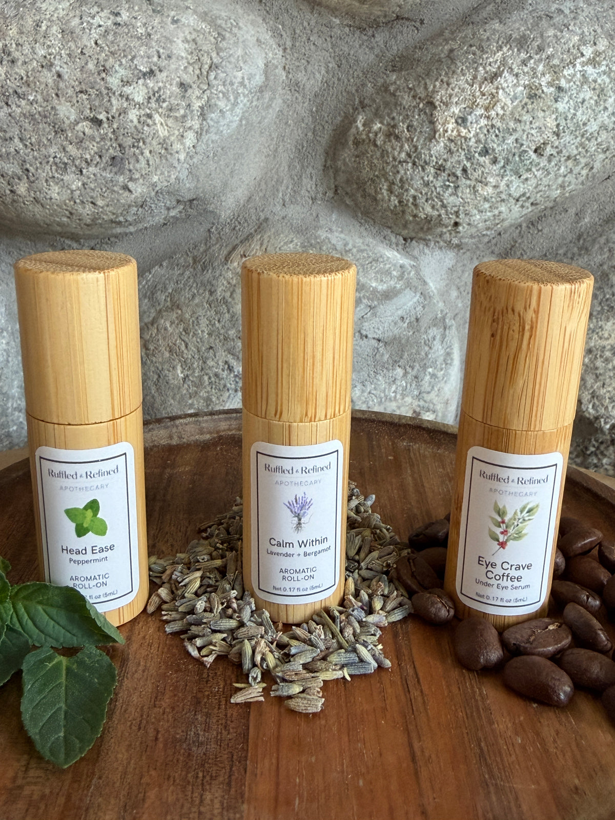 Calm Within — Lavender + Bergamot Aromatic Roll-On
