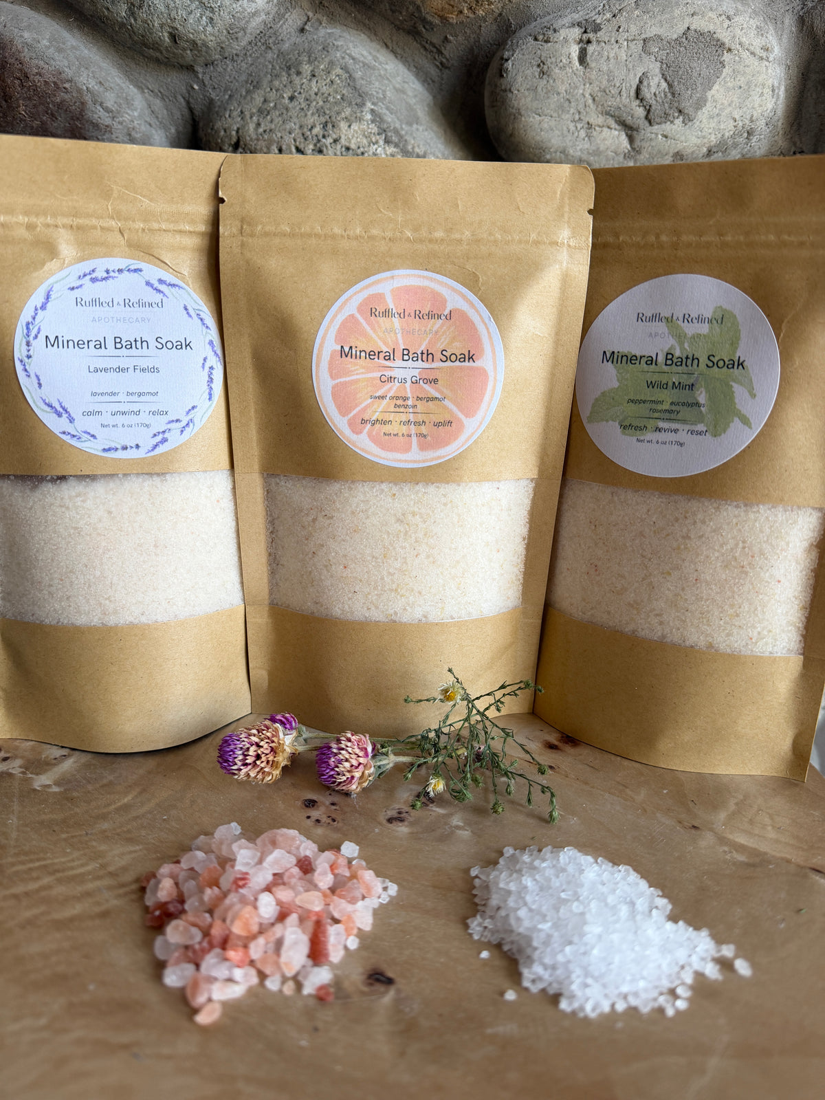 Mineral Bath Soak - Lavender Fields